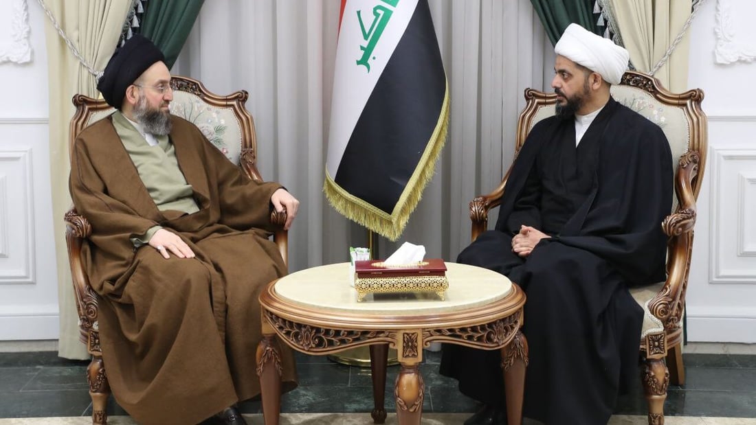 الحكيم في مكتب الخزعلي والبيان يخلو من اسم المالكي