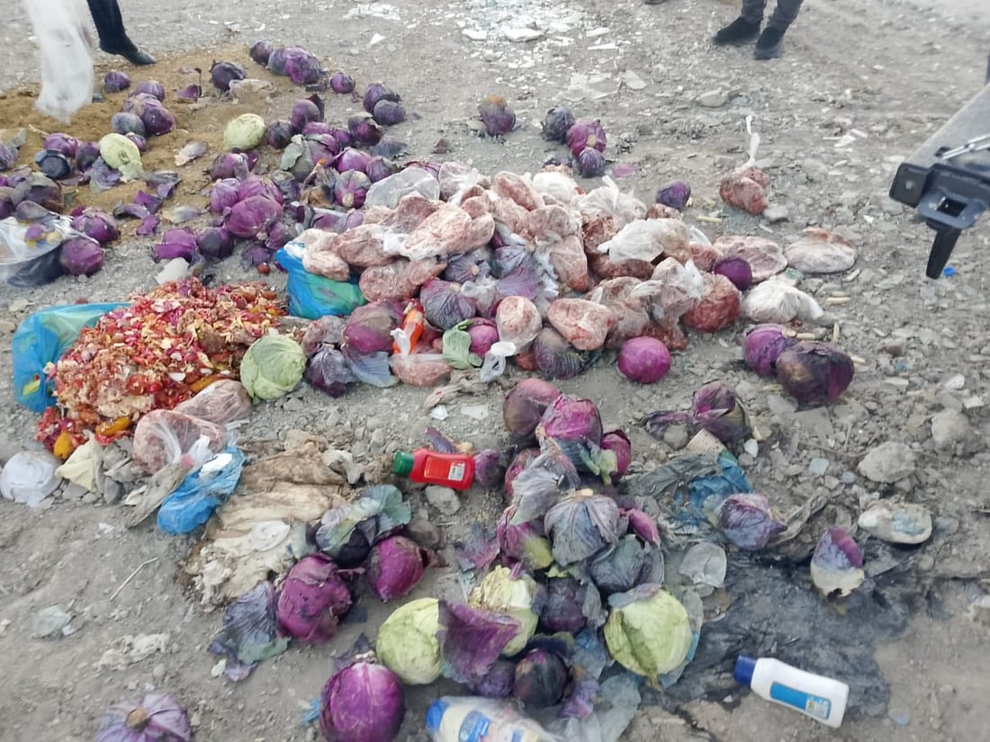 دەیان کیلۆ قیمە و قەرنابیتی خراپبوو لە دوکان دەستی بەسەرداگیرا