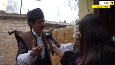 لە کۆیەوە هاتووە بۆ ئاکرێ بۆ بەشداری لە ئاهەنگی نەورۆز