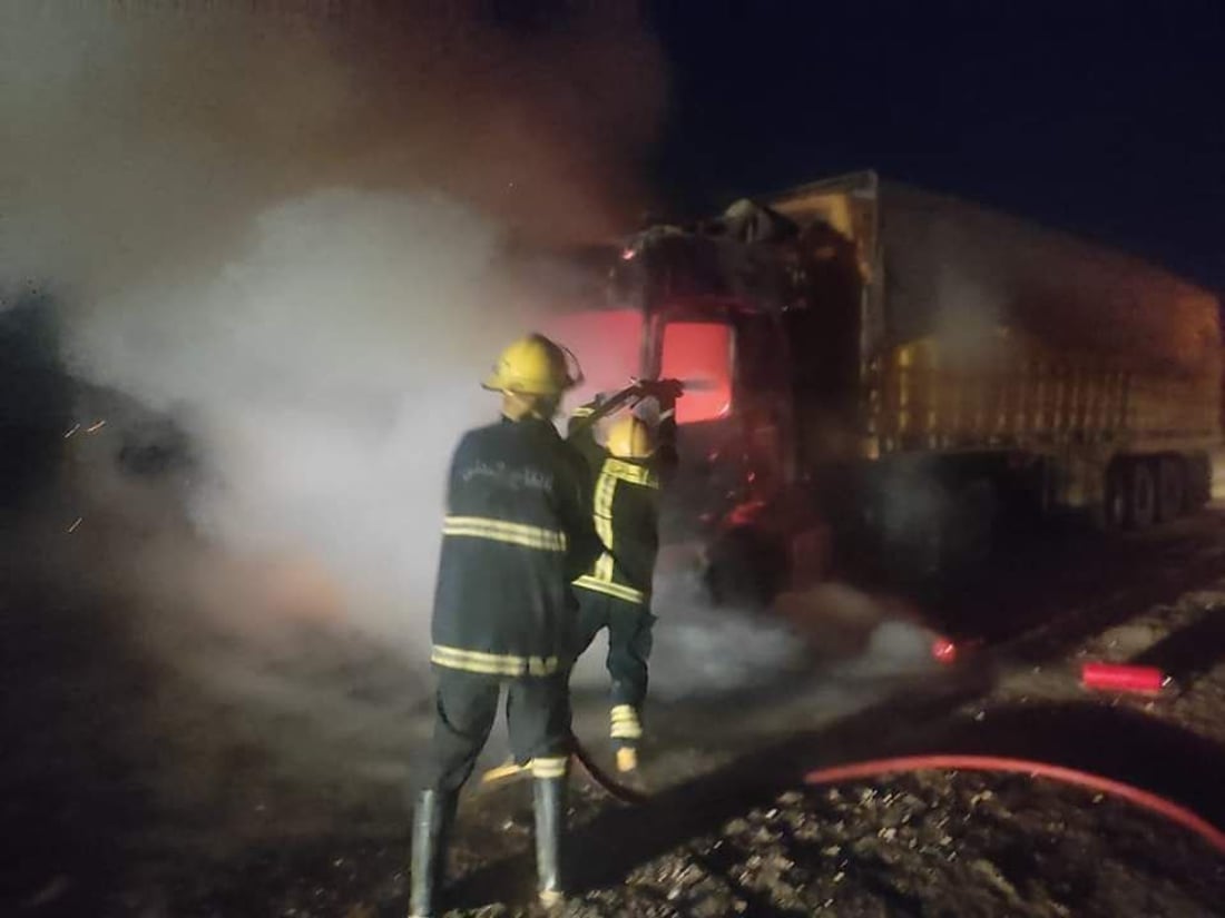 شاحنة ومنزل ومحل.. ثلاثة حرائق في بابل والخسائر بالملايين (صور)