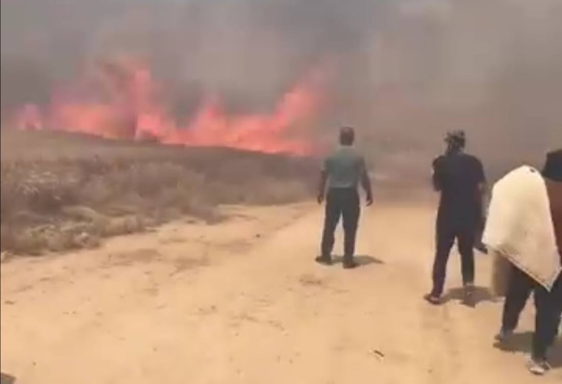 3 خلال أسبوع.. حرائق الحنطة لا تنطفئ والحشد يساند الدفاع المدني