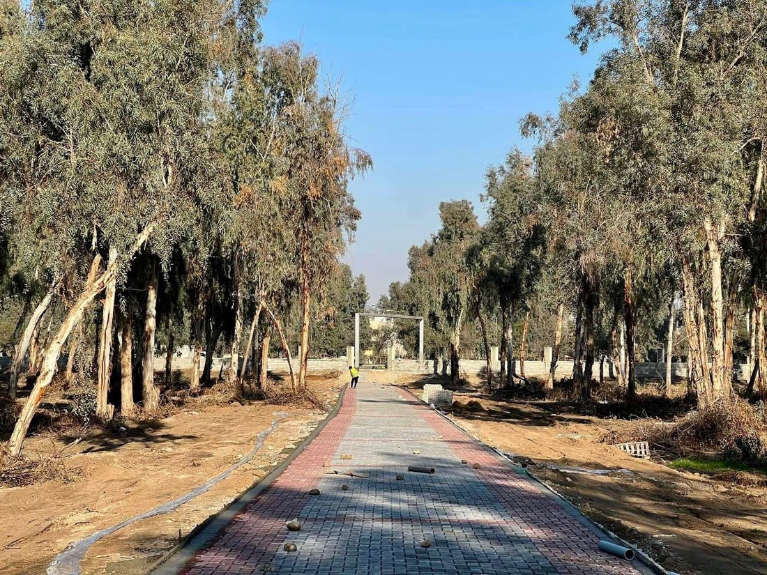 صور: من حقول ألغام إلى مضمار للجري.. غابات الموصل تشهد بناء أكبر متنزه ترفيهي