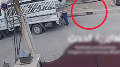 الإطاحة بسارق أغطية “منهولات” الخضراء.. كاميرات المراقبة رصدت عملياته