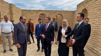 سفير أذربيجان يزور بيت إبراهيم الخليل في مدينة أور الأ