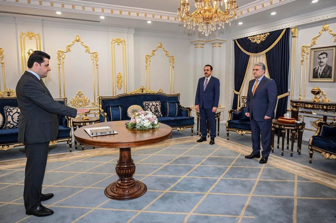 قایمقامی قوشته‌په‌ سوێندی یاسایی خوارد