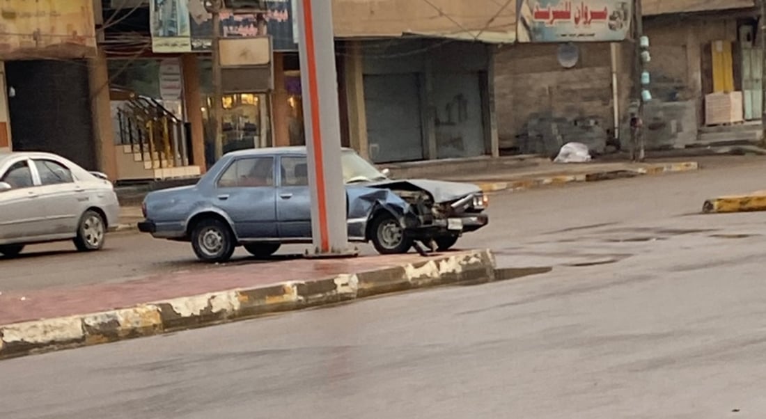 كورونا بـ”الرونك سايد” تصطدم بكورولا في الفلوجة (صور)