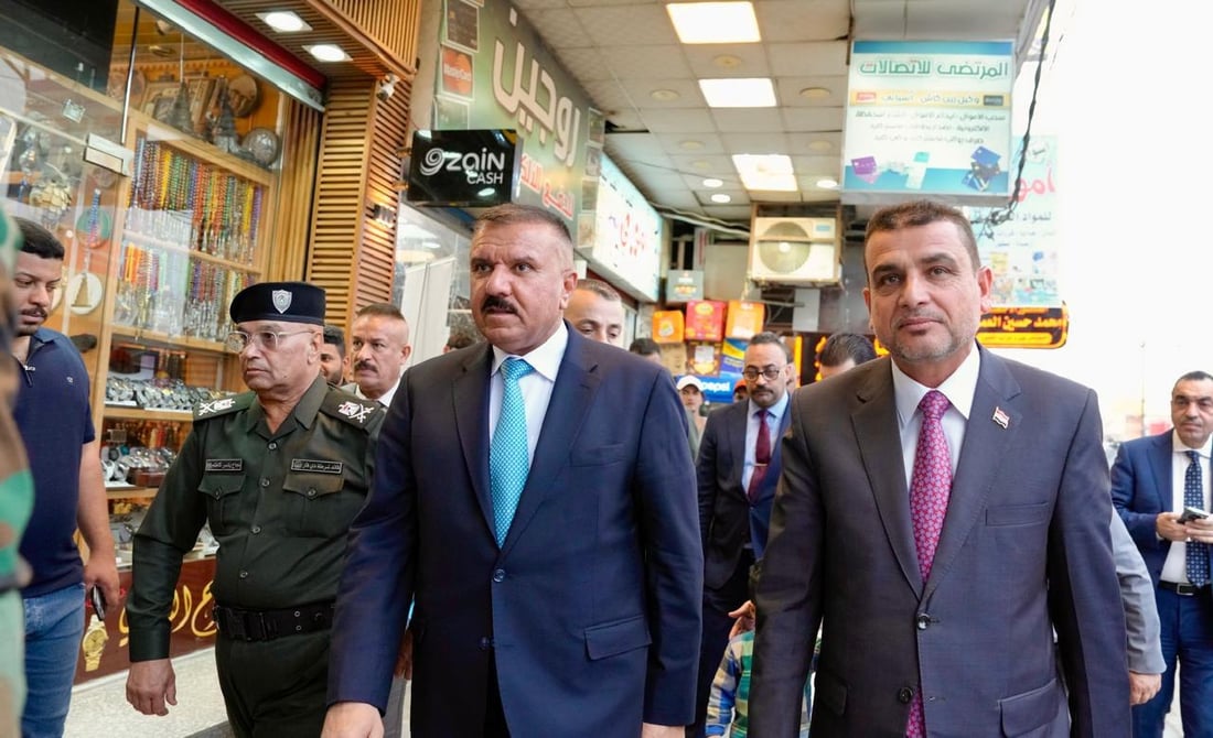 صور: وزير الداخلية يصطحب قائد شرطة ذي قار في جولة حول الحبوبي