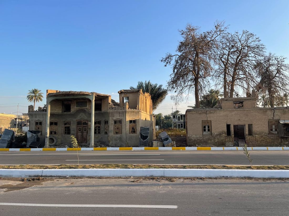 جده بنى سور كربلاء لدفع خطر الوهابيين.. صور من قصر مصطفى خان في كربلاء