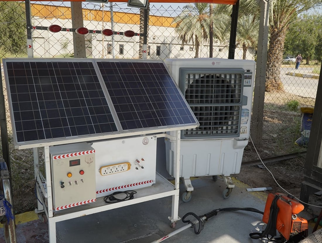 العراق صنع منظومات طاقة شمسية في موقع “العز”.. والضمان 10 سنوات (صور)