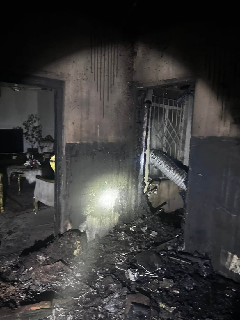 لە ناحیەی دەرکار ئاگر لە ماڵێک کەوتەوە و سووتا