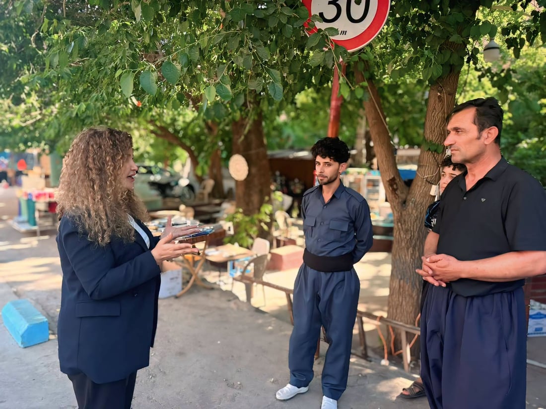 گەشتوگوزارى هەڵەبجە سووپاسنامە پێشکەشى گەنجان و دوکاندارانى زەڵم دەکات