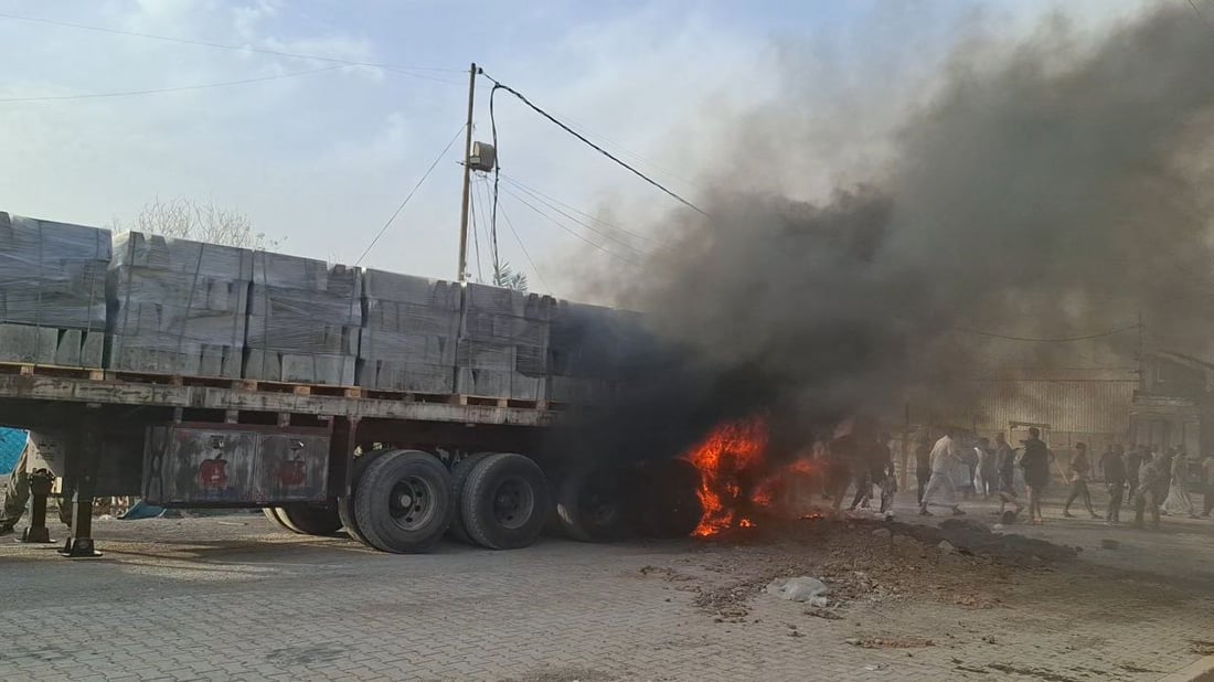 فاجعة في موكب زفاف وسط كركوك.. مصرع الأب حرقاً وإصابة زوجته وبناته بحادث سير