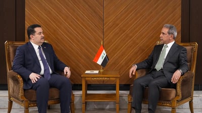 Al-Sudani, top judge discuss institutional unity as regional conflict deepens