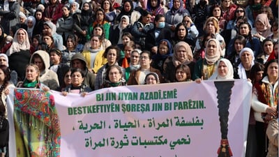 داوادەكرێت پشكی ژنان لە دەستوری نوێی سوریا بە لە 50% تۆمار بكرێت