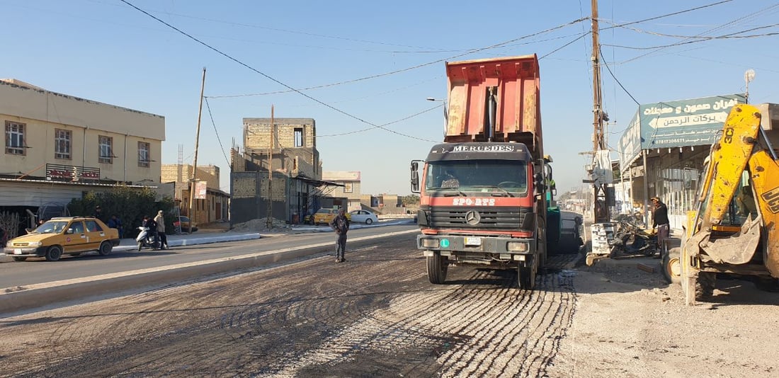 صور: التبليط يصل شارع جسر الشهداء وسط المثنى.. من يوم غد “ماكو طسات”
