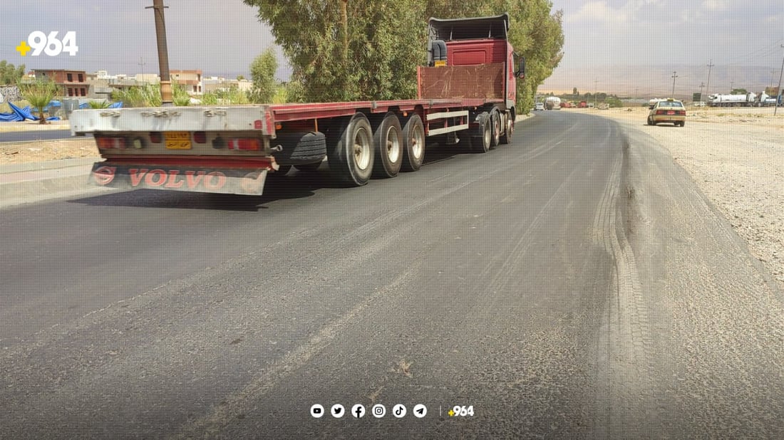 رێگەوبانی چەمچەماڵ: رێگە پڕ لە تاسەکەی بانی مەقان پینە دەکرێت