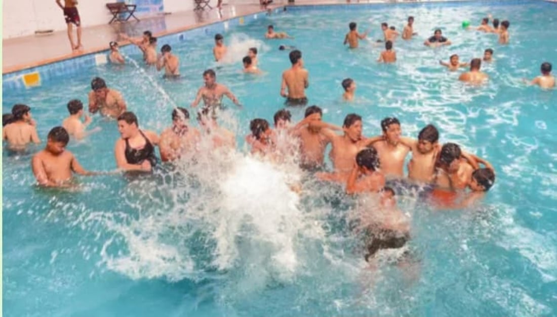 Al-Zohour pool offers rare summer escape for Husseiniya residents