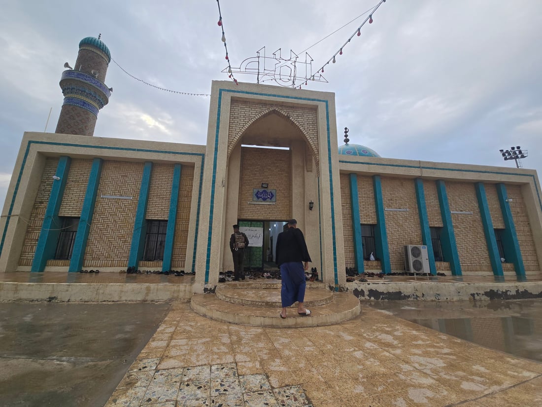 صور من جامع أكرم في الصويرة.. دعوات بعيد مبارك على جميع العراقيين