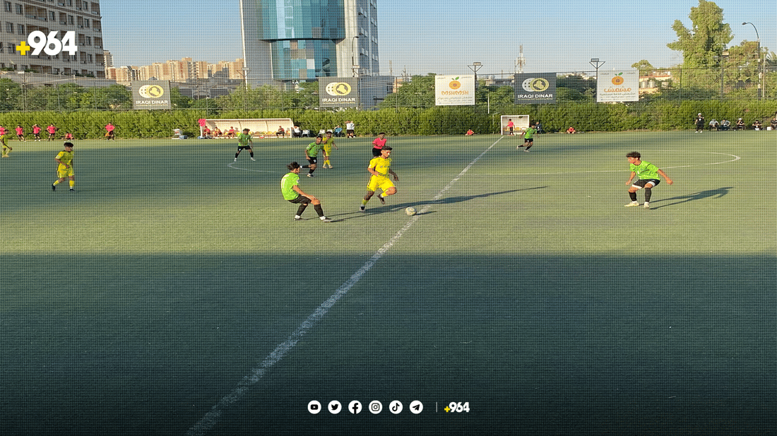 لاوانی هەولێر بە زەحمەت لە لاوانی نەفتی بردەوە