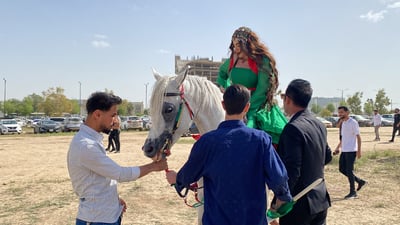 ئەسپی کوردی و عەرەبی نمایشکران