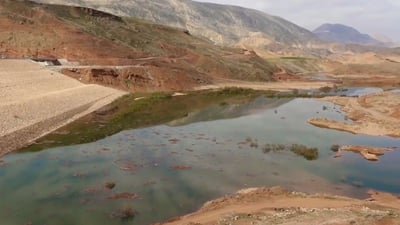 بەنداوی دێوانە به‌ده‌ست ئاوەڕۆی دەربەندیخان گرفتاره‌