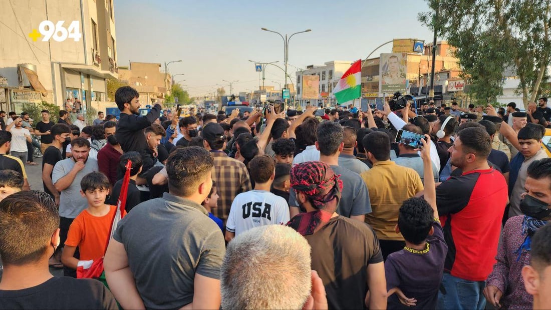 لە کەرکوک خۆپیشاندان دەستیپێکردەوە