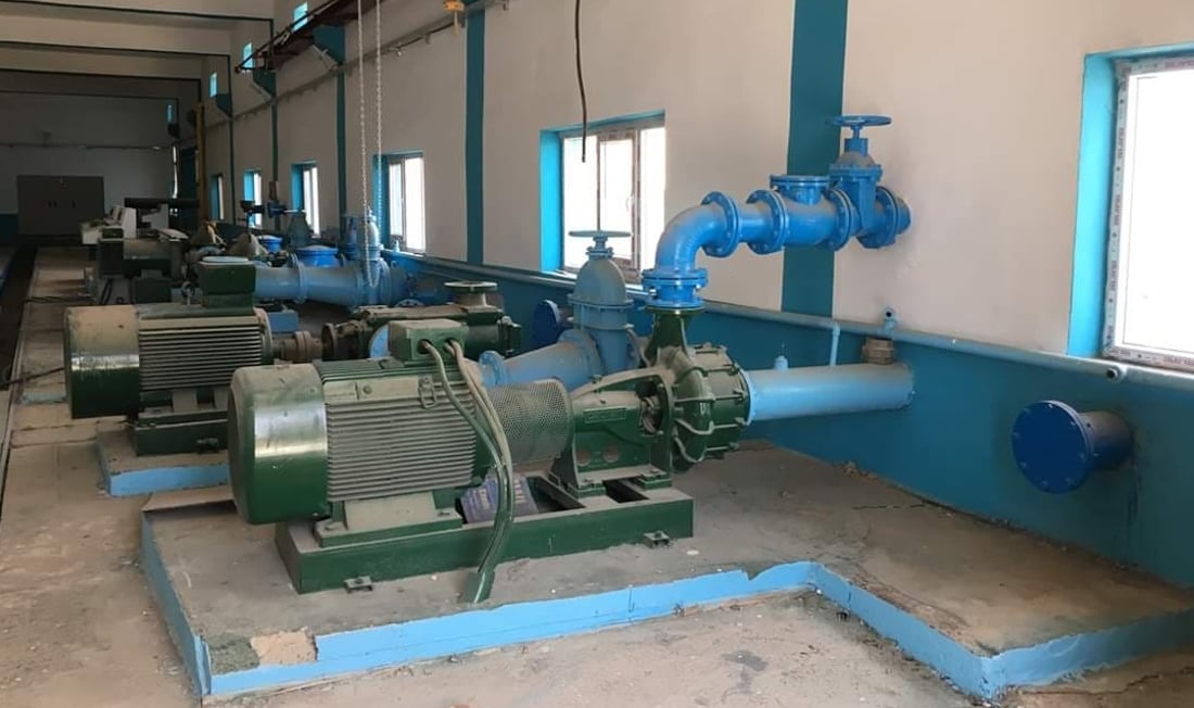 گرانبوونی دۆلار پرۆژەی پاڵاوگەی ئاوی باوەنووری وەستاندووە