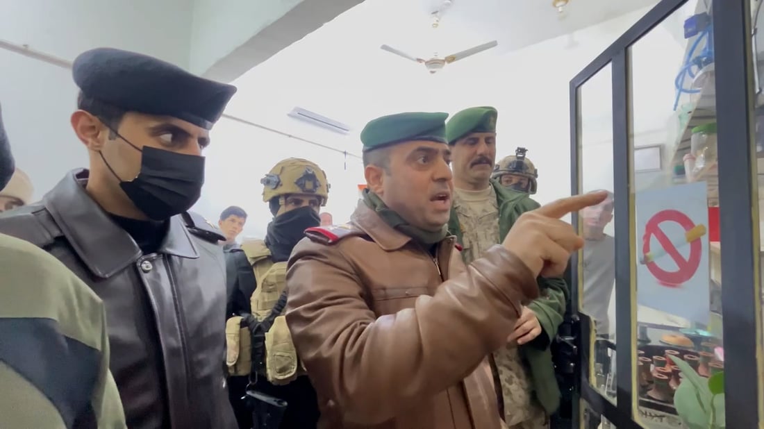 أمن ميسان يفتش عن القاصرين في مقاهي قلعة صالح