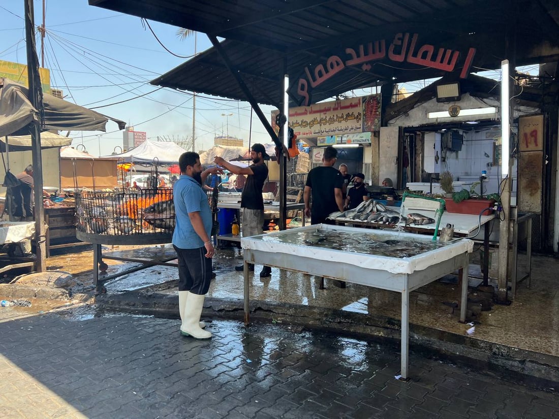 سوق الشوّاكة: الأربعاء مخصص لأكل السمك عند البغداديين وهذه أسعار البني والكارب (صور)