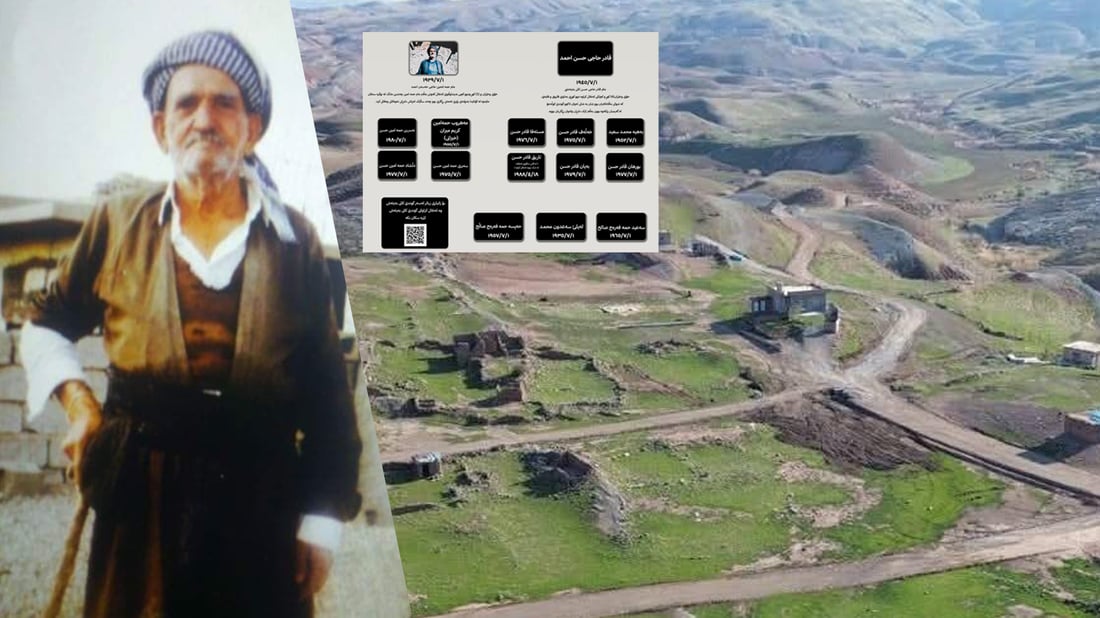 گوندێكی سه‌نگاو له‌ 12 ماڵ 15 كه‌سیان ئه‌نفالكراون