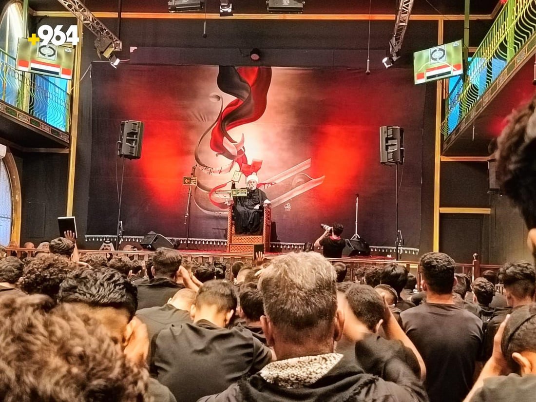 مرتضى حرب ينافس باسم الكربلائي.. شعبية جارفة في قاعة “نرجس” بالمشتل (فيديو)