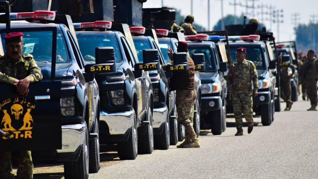 صور من حملة المداهمة والتفتيش في قضاء الإصلاح.. اعتقال متهمين وضبط أسلحة