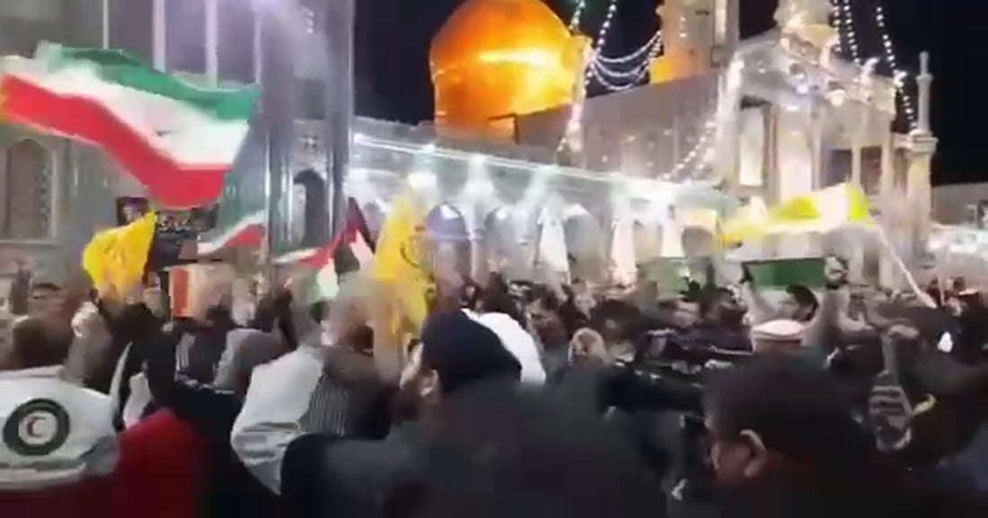 فيديو من داخل ضريح الإمام الرضا الآن