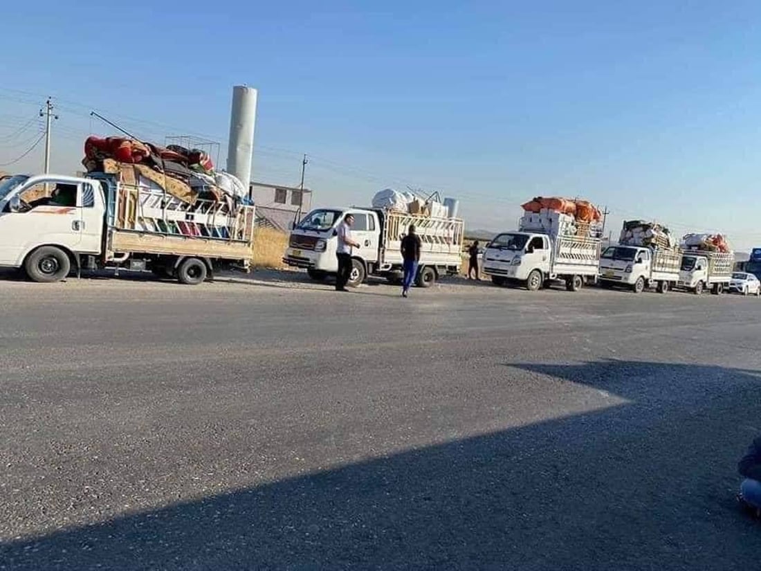 صور: عودة المزيد من عوائل سنجار إلى منازلهم بعد سنين النزوح الثمانية￼