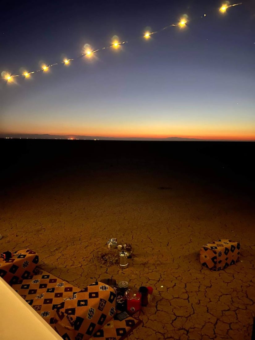 صور: انتهى الصيف والليل يصبح أجمل في واسط.. قمر ونجوم وسفاري في هور الشويجة