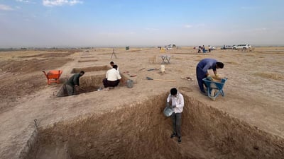 شارەزایانی کورد پشکنین بۆ یەكێك لە پێگە شوێنەوارییەكانی شانشینی ئەدیابین دەکەن