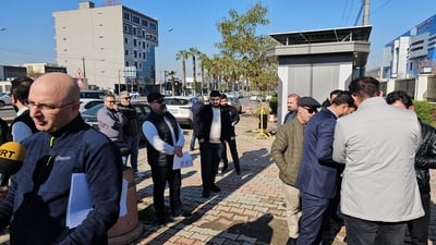 خاوەنی شوقەکانی گۆڵدن تاوەرز لە هەولێر گردبوونەوە