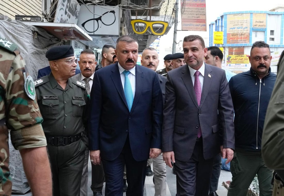 صور: وزير الداخلية يصطحب قائد شرطة ذي قار في جولة حول الحبوبي