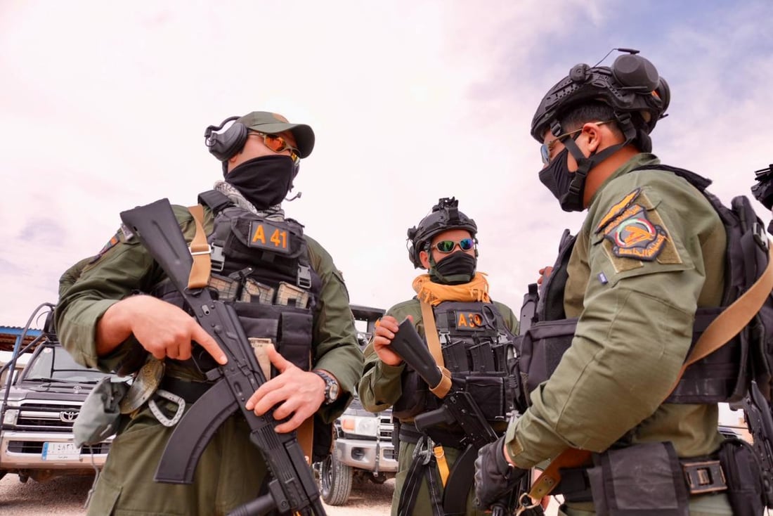صور: أمن الحشد يرفع حالة الجهوزية بتمارين تعبوية في الأنبار