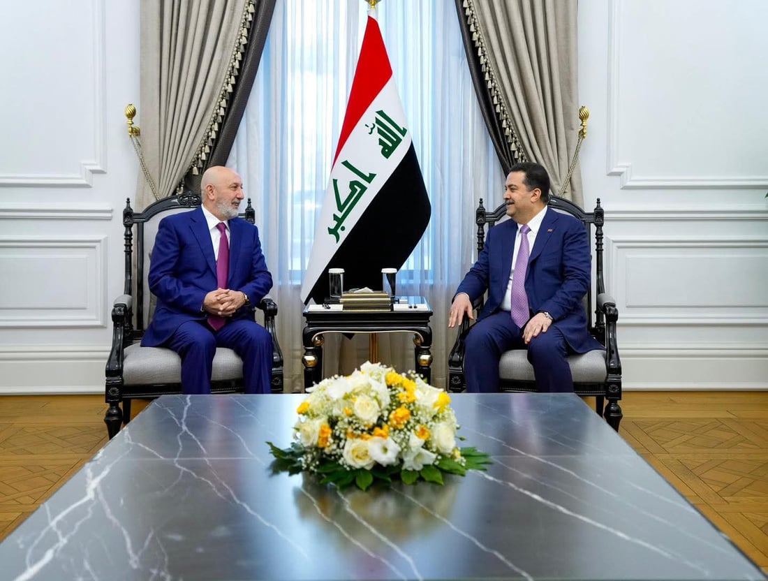 Outgoing PM meets President Amedi as parliament prepares for confidence vote