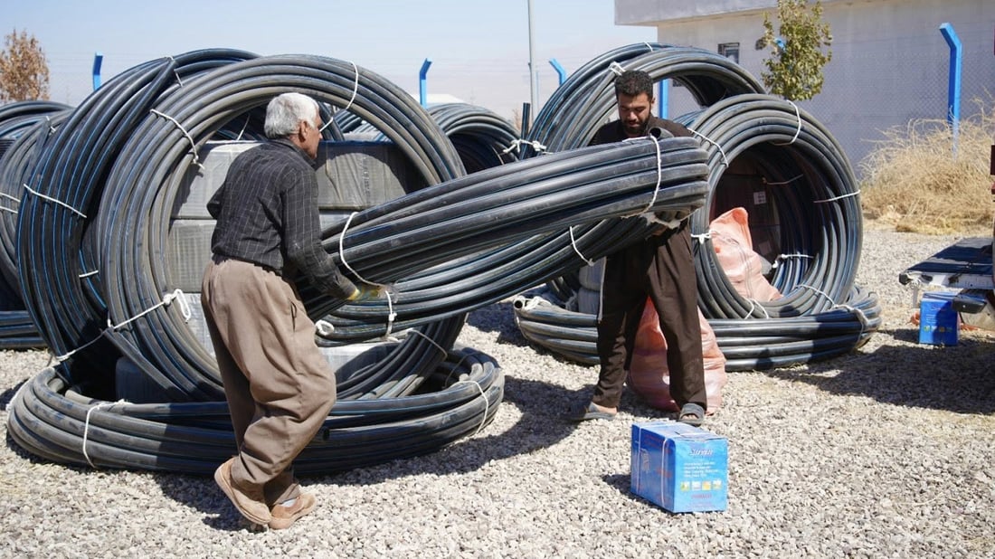 پاکێجی تەکنەلۆژی پێشکەوتووی ئاودێری بەسەر جوتیارانی هەڵەبجە دابەشکرا