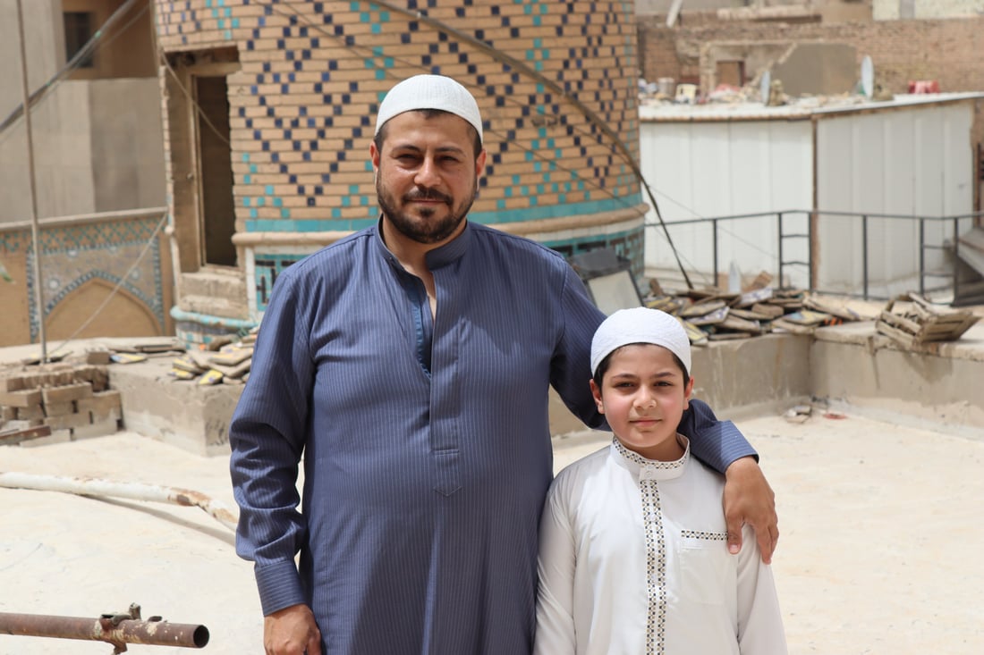 كاميرا 964 تعيد تصوير أرشيف الحيدرخانه.. المؤذن يحاكي لقطة عمرها 90 عاماً (صور)