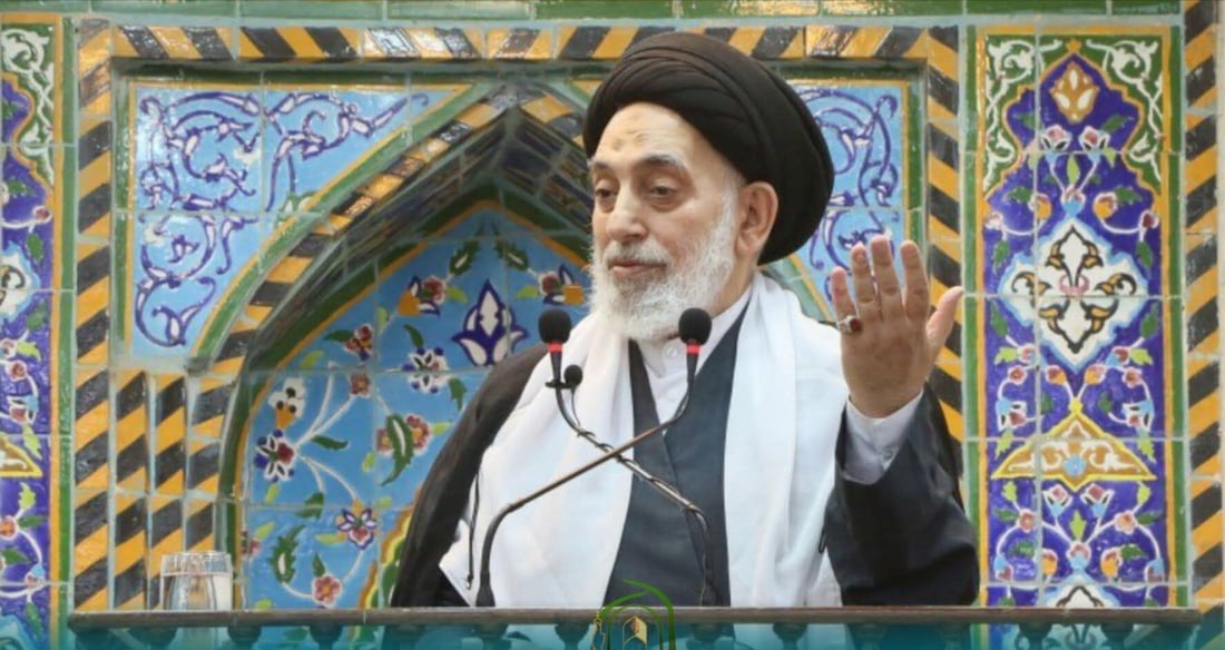 إمام جمعة النجف يرفض شرط أميركا على كابينة الزيدي ويتساءل عن حج 160 نائباً