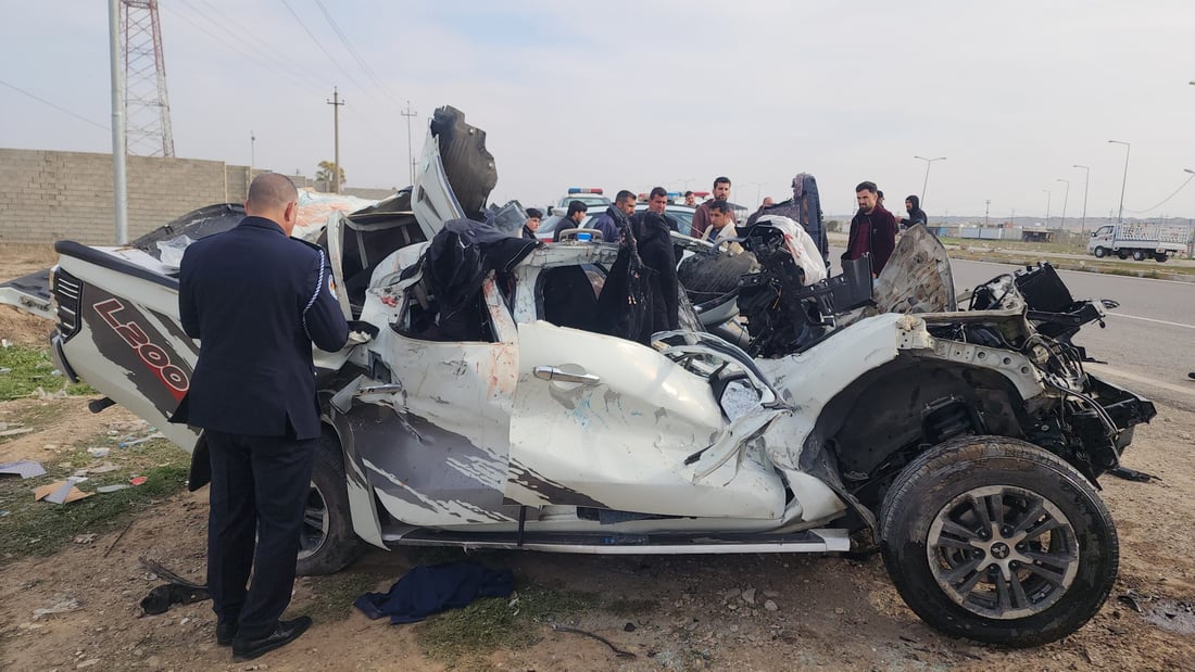 چوار ئەندامی یەک خێزان لە رووداوێکی هاتوچۆدا گیانیان لەدەست دا