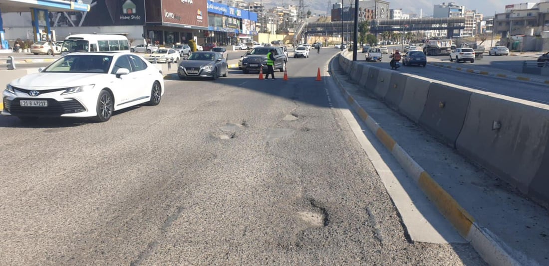 شارەوانی سلێمانى شەقامەکان پینە دەکات