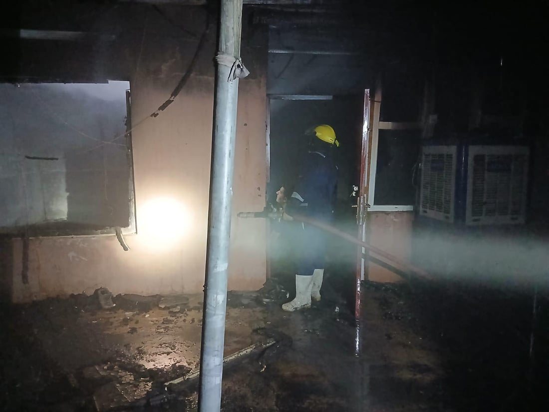 لە قەزای باتیفا خانوویەک سووتا