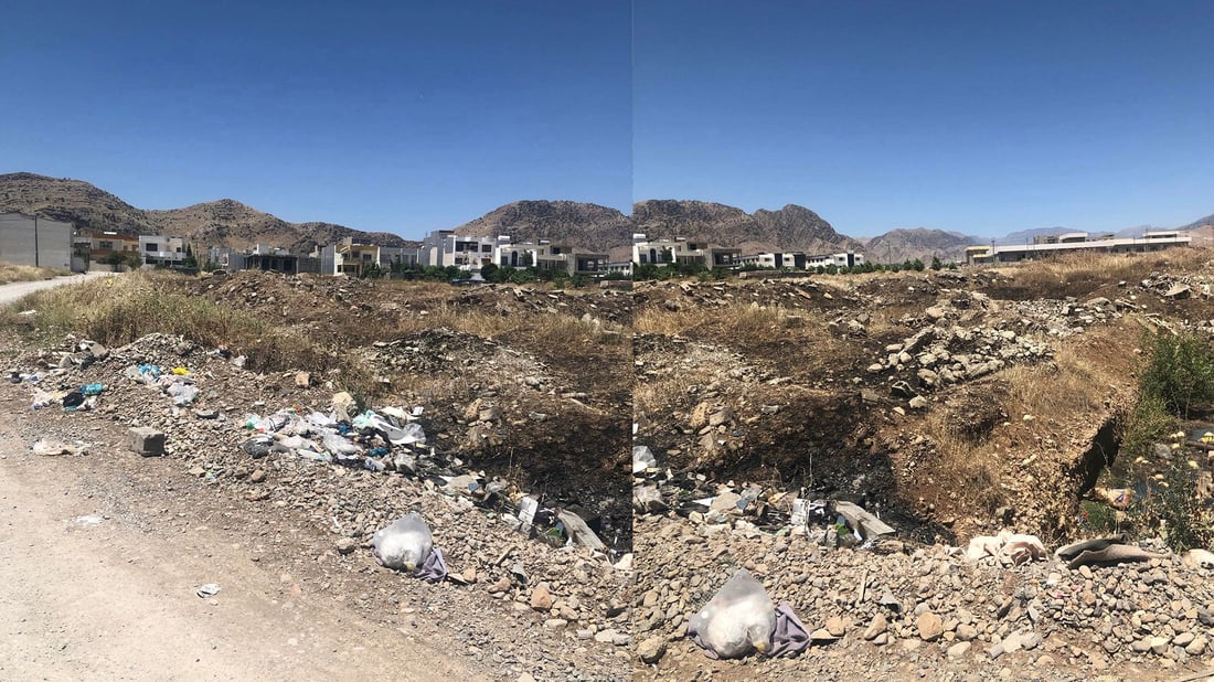 خۆڵ و خاشاک فەرمانگەی گەشتوگوزاری راپەڕینی خنکاندووە