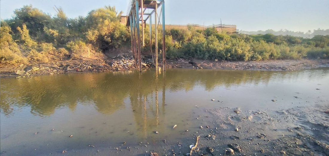 ميسان: “مشاحيف” بلا ماء في نهر “أم الطوس” وعوائل “بني هاشم” ستهاجر (صور)