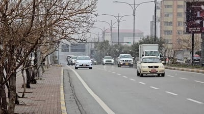 Temperatures fall sharply with the Kurdistan Region down to 35°C