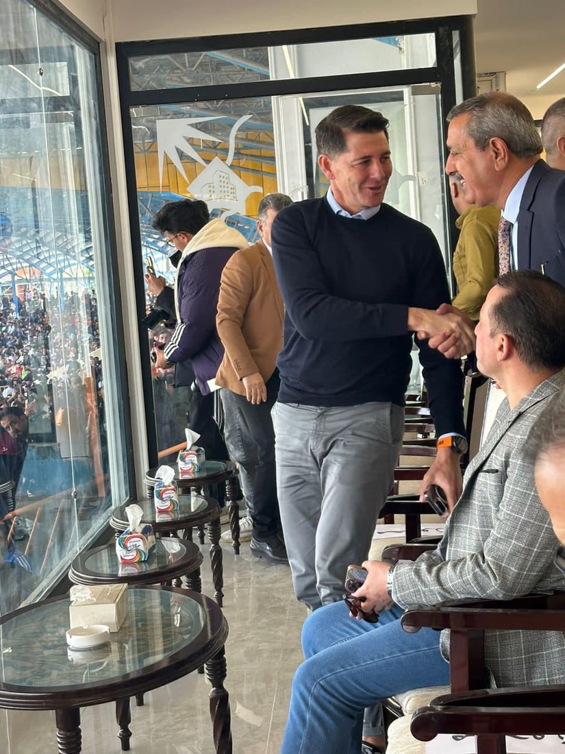 صور: الحلبوسي وكاساس وآلاف الجماهير خلال مباراة انتهت بالتعادل بين الكرمة والزوراء